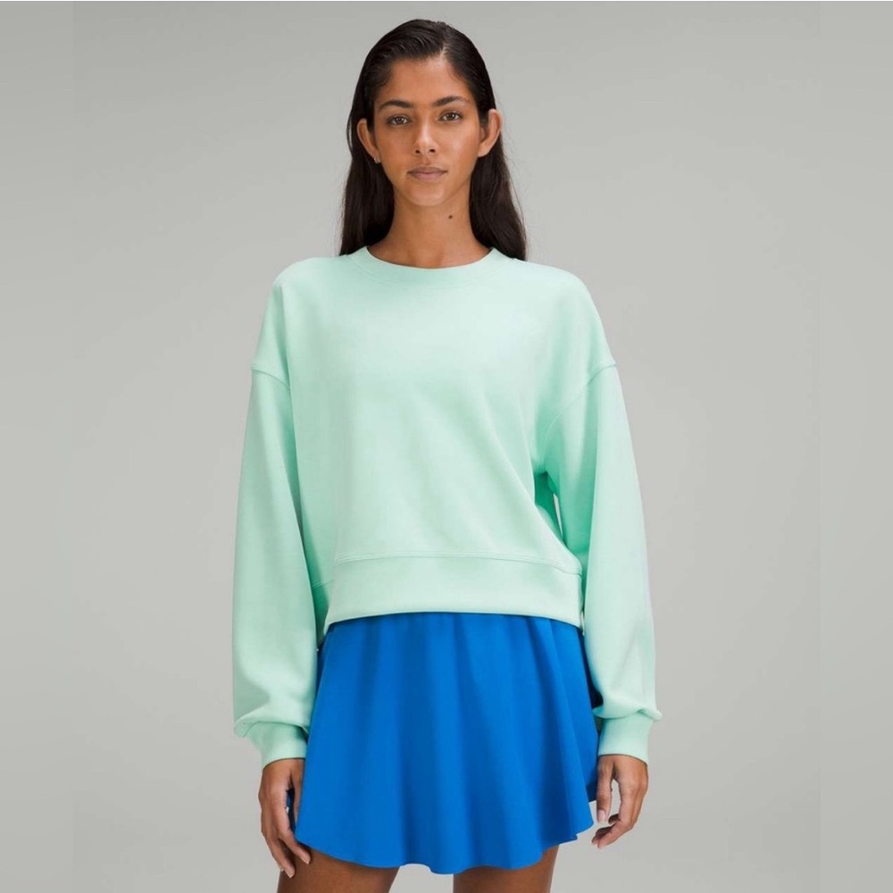 Lululemon Wild Mint Perfectly Oversized Crew Sweatshirt Softstreme WDMT 10 large
